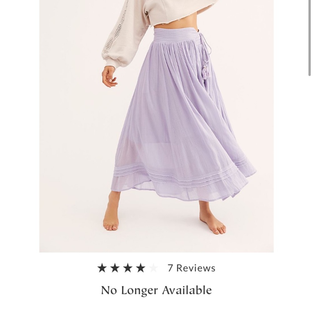 Free people flowy wrap skirt.